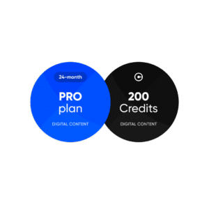 PRO Plan 24 Months + 200 Credits